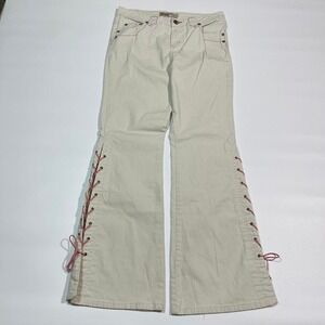 Vintage Rare Mudd Lace Up Flare Jeans